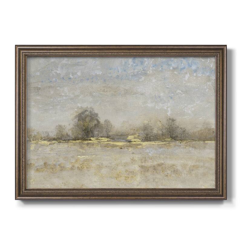 Late Harvest II Premium Framed Canvas- Ready to Hang - 18X27 - Walnut