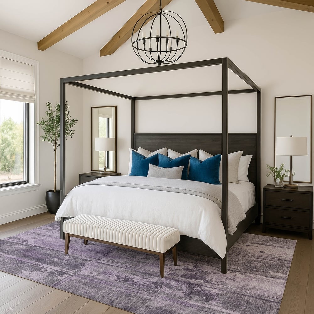 Premium Washable Super Soft Modern Panel Mayfield Rug