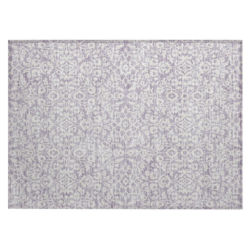 Machine Washable Indoor/ Outdoor Chantille Traditional Farmhouse Rug