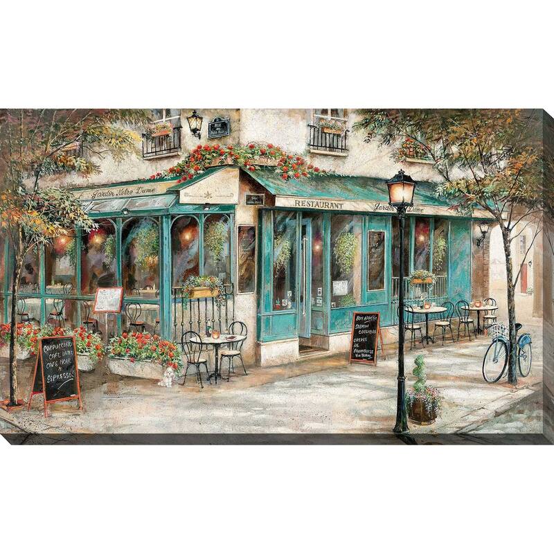 "Rue du Jardin" by Ruane Manning Print on Canvas
