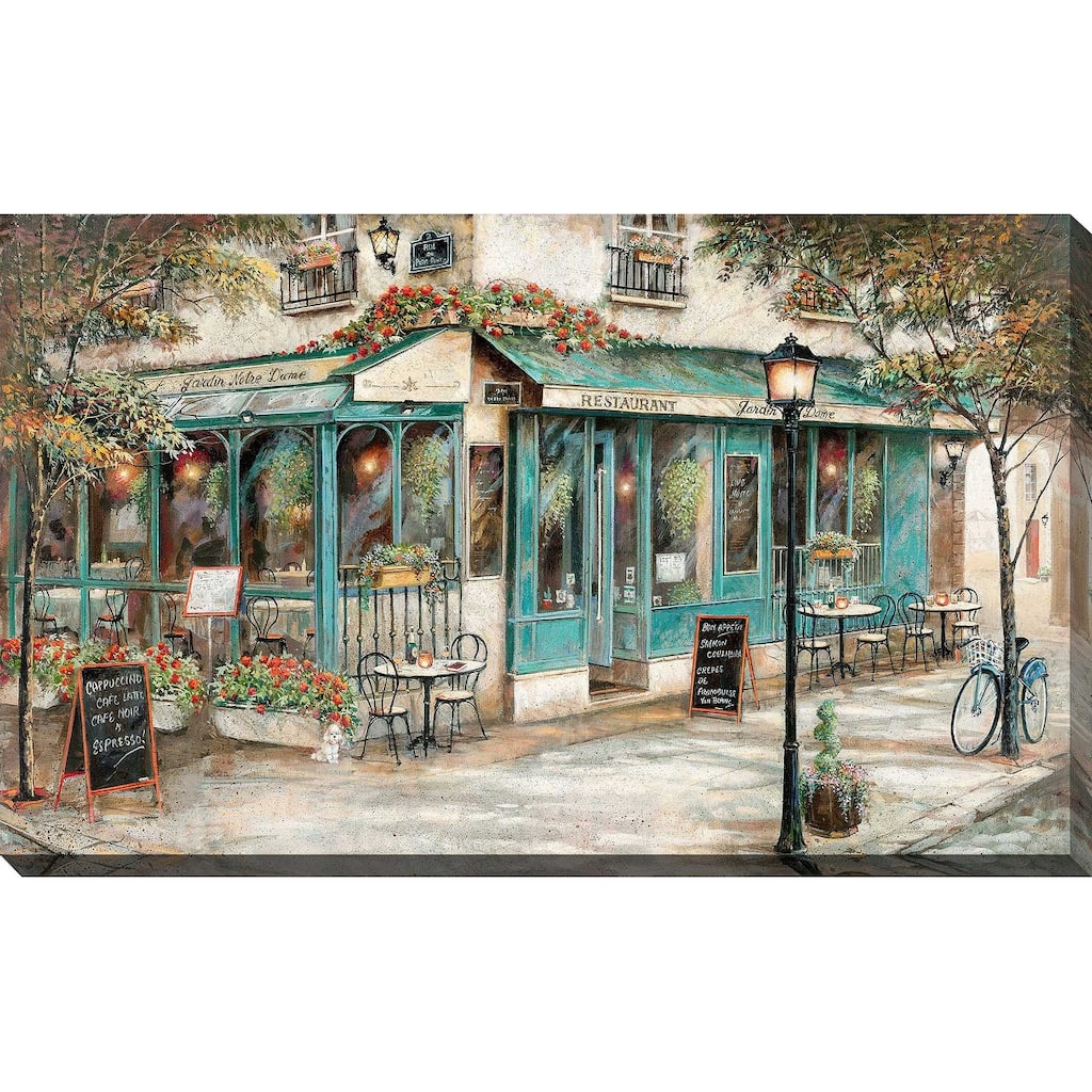 "Rue du Jardin" by Ruane Manning Print on Canvas