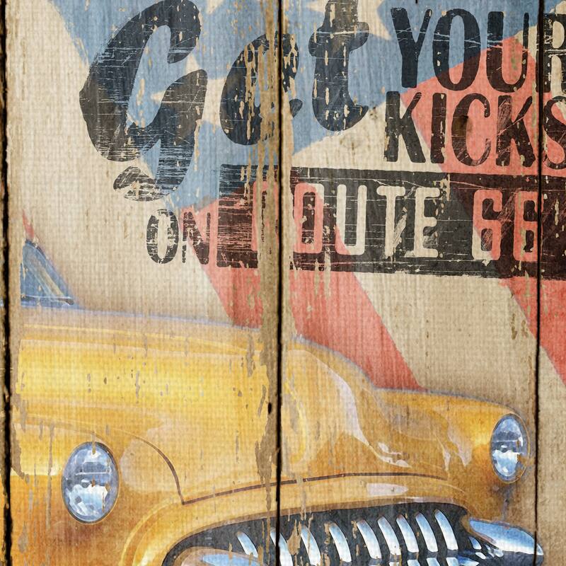 Get Your Kicks II Canvas Art Print