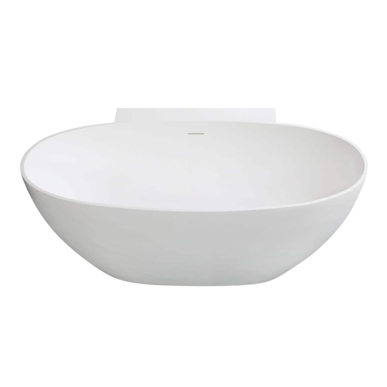 Kingston Brass VRTRS633522 Aqua Eden Acrticstone 63-Inch Solid Surface