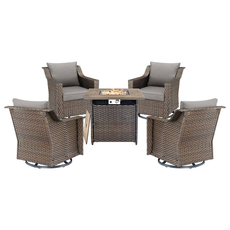Outdoor Fire Pit Table with Sofa Funiture