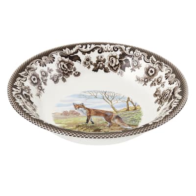 Spode Woodland Ascot Cereal Bowl - 8" D x 1.75" H