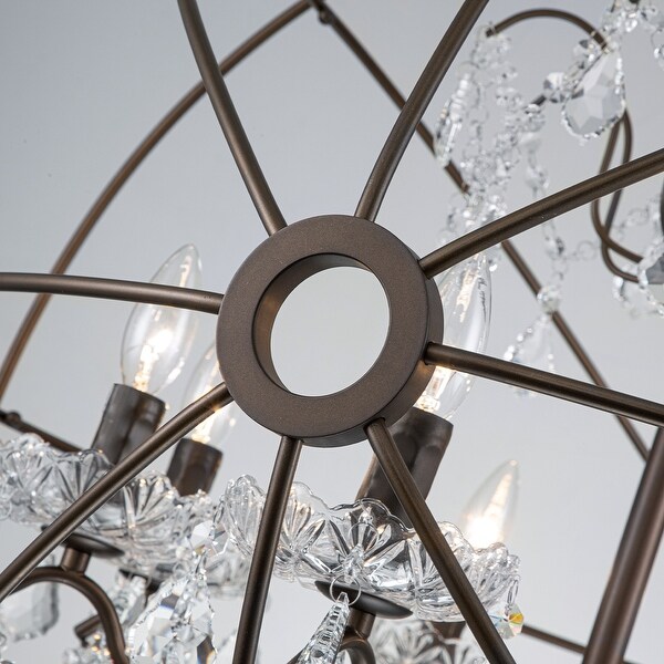 Foucault's orb crystal chandelier 32 deals