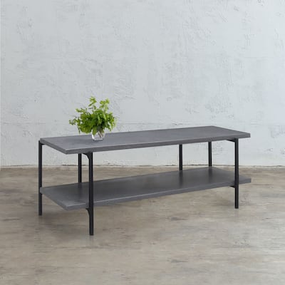 Casual Elements Grey Concrete/Resin Media Stand 55"