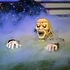 preview thumbnail 7 of 5, 12in 2Pcs Light-Up Zombie Decor with Sound