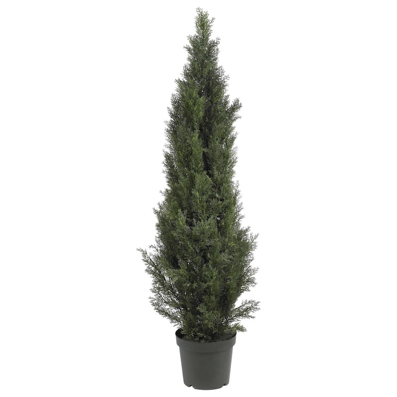 Mini Cedar Pine Tree (Indoor/Outdoor) - Versatile Holiday X-Mas Accent for Indoor or Outdoor Use