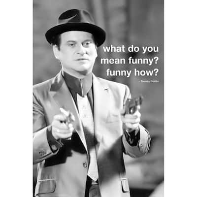 Tommy Guns Quote Art Poster - 24 x 36 Inch