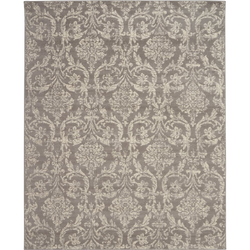 Nourison Jubilant Vintage Farmhouse Damask Area Rug