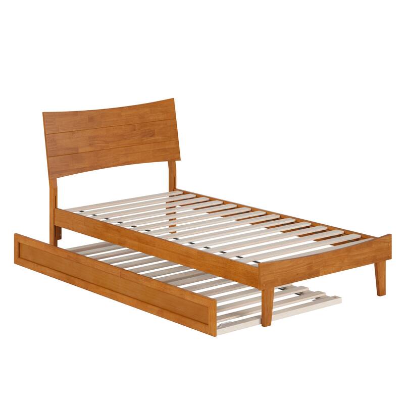 Phoenix Wood Platform Bed with Trundle