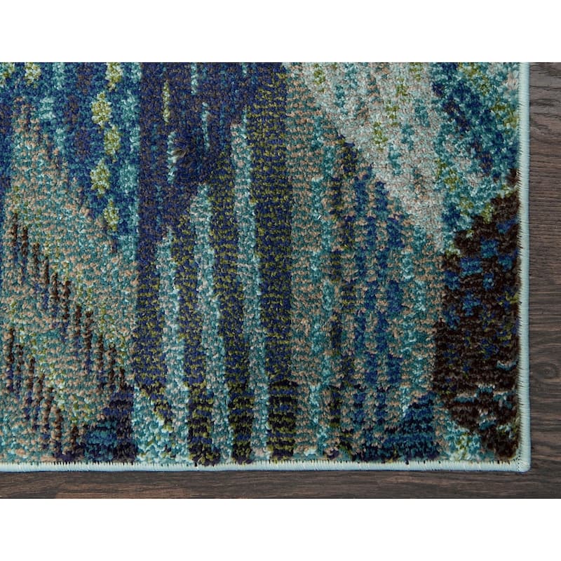 Contemporary Tazetta Collection Area Rug