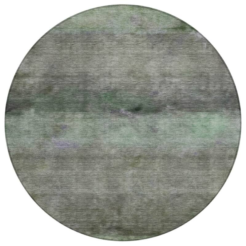 Machine Washable Indoor/ Outdoor Contemporary Ombre Chantille Rug