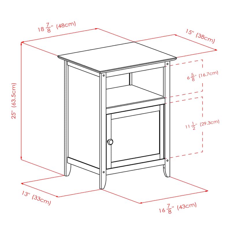 Henry Accent Table, Nightstand