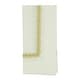 preview thumbnail 1 of 10, Embroidered Border Design Table Napkins (Set of 4) Set of 4 - Gold