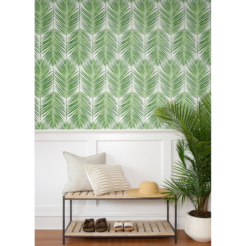 Seabrook Designs Marina Palm Non-Woven Unpasted Wallpaper
