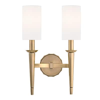 Hudson Valley Lighting Tioga 2 Light 17" Tall Wall Sconce