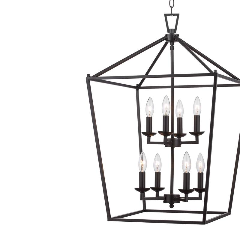 Trans Globe Lighting Lacey 8 Light 19" Wide Taper Candle Chandelier