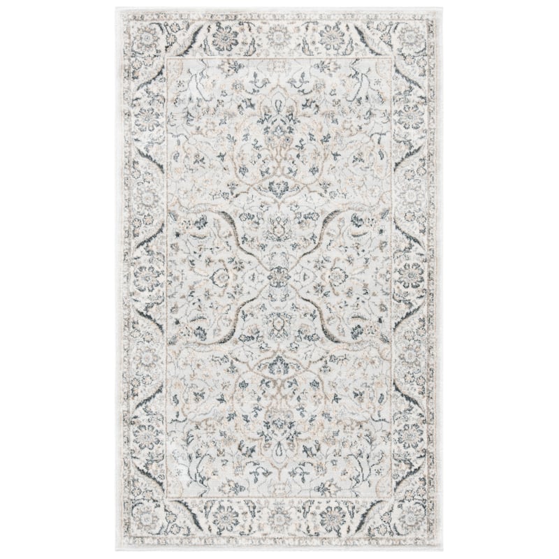 SAFAVIEH Isabella Pietra Traditional Oriental Rug - 2'2" x 5' - Light Grey/Cream - Rectangle