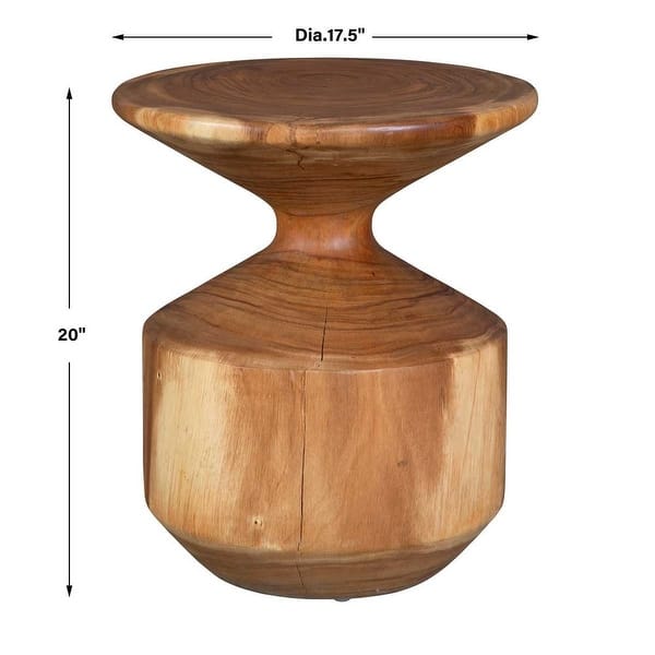 Uttermost Lynx Hourglass Accent Table