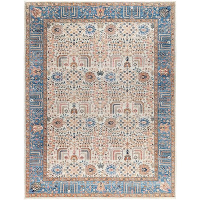 Serapi One-of-a-Kind Hand-Knotted Area Rug - Gray - 9' 3" x 11' 11"