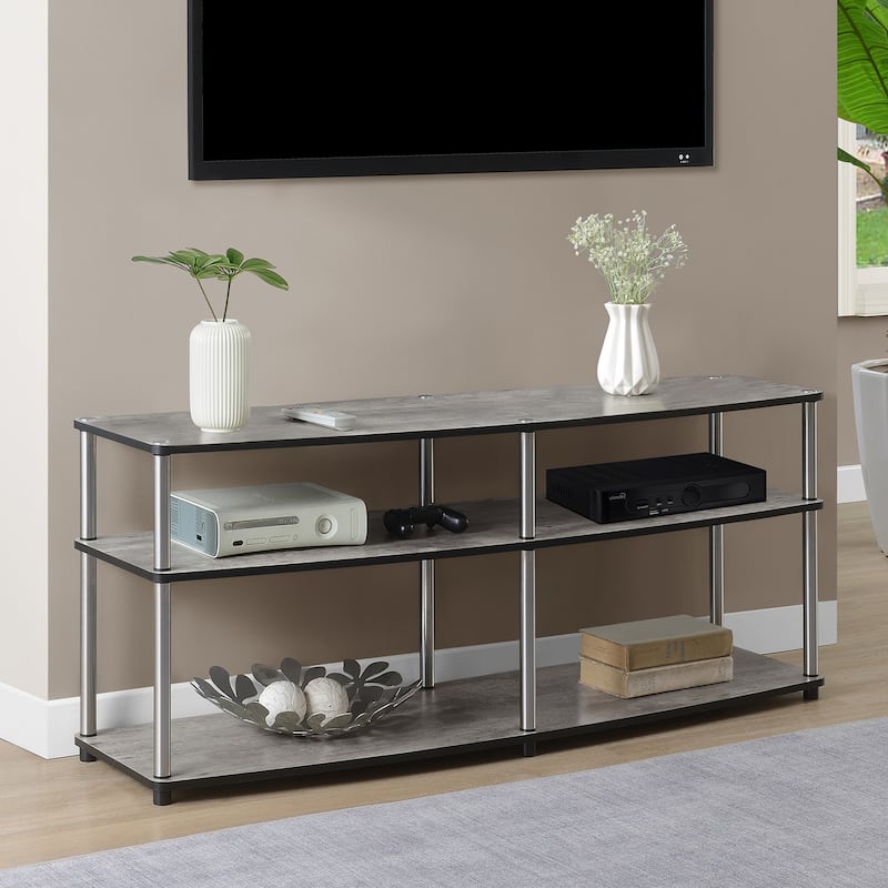 Convenience Concepts Designs2Go 3 Tier 65 inch TV Stand - Faux Birch