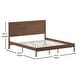 preview thumbnail 19 of 41, Solid Wood Platform Bed with Headboard and Wooden Slats
