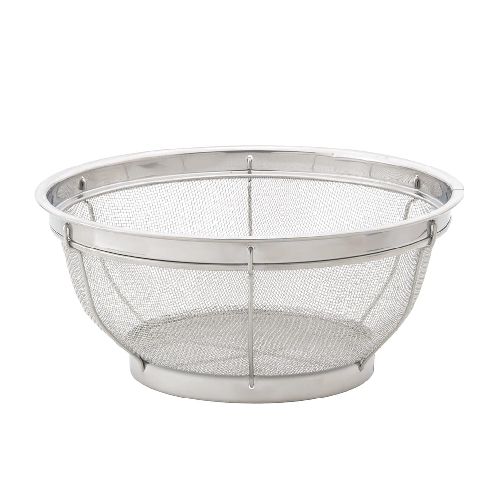 HIC Kitchen Reinforced Mesh Colander, 11.6in