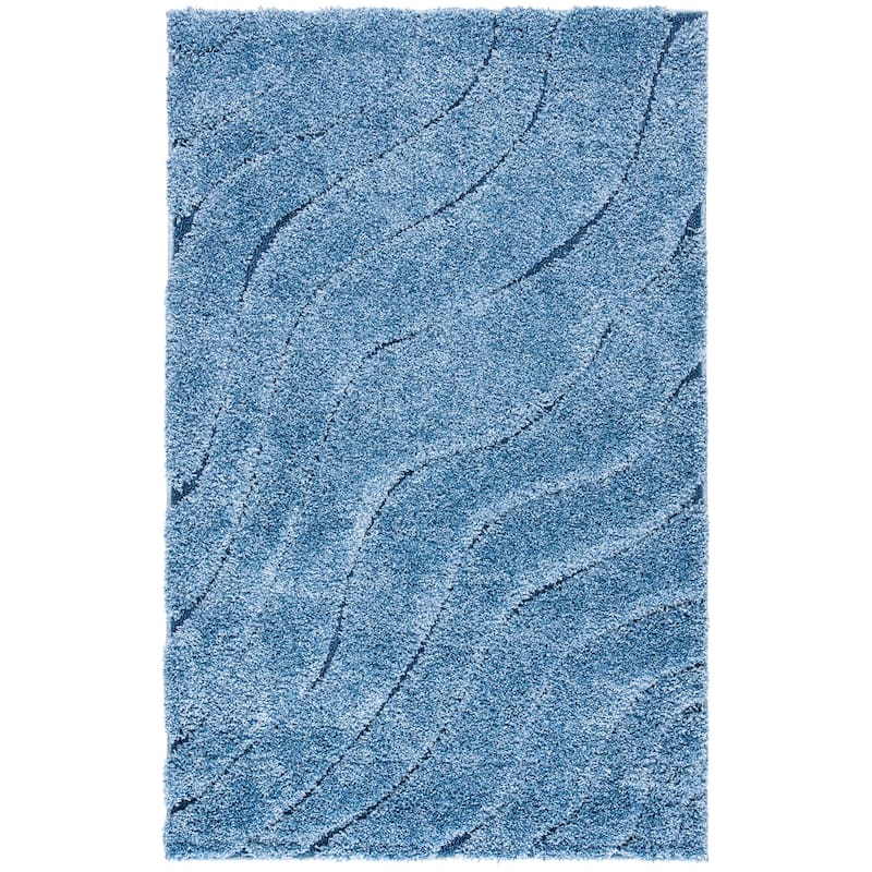 SAFAVIEH Florida Shag Hervor Soft Serene Waves 1.2-inch Thick Rug