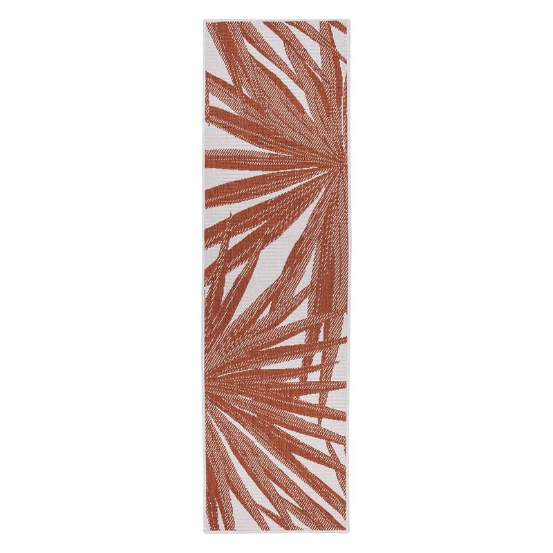 World Rug Gallery Tropical Nature Inspired Indoor/Outdoor Area Rug