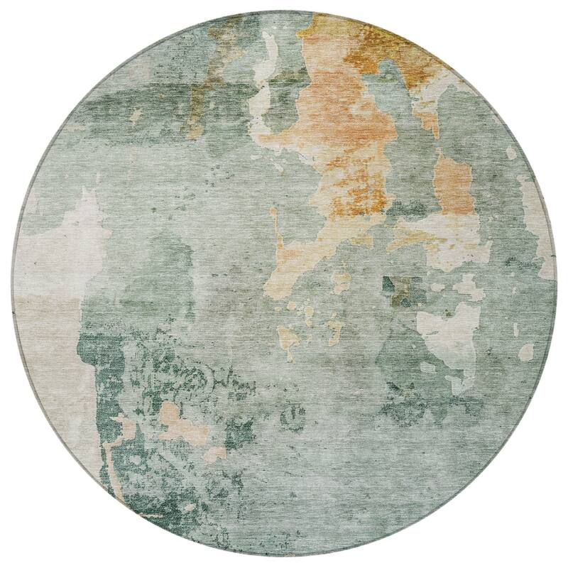 HomeRoots Abstract Transitional Rectangle Outdoor Rug