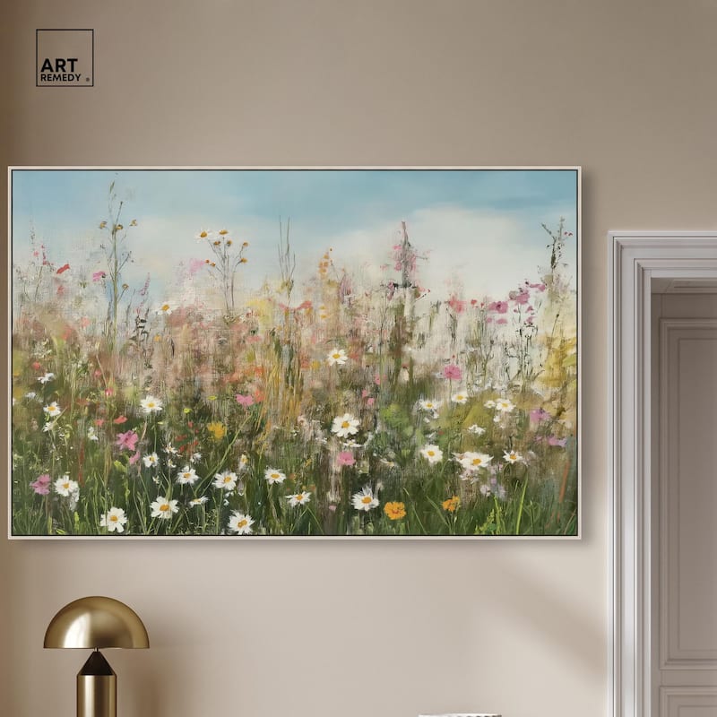 Glimmering Glade Garden I Canvas by Art Remedy