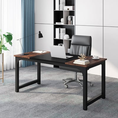 63" Modern Computer Desk for Home Office