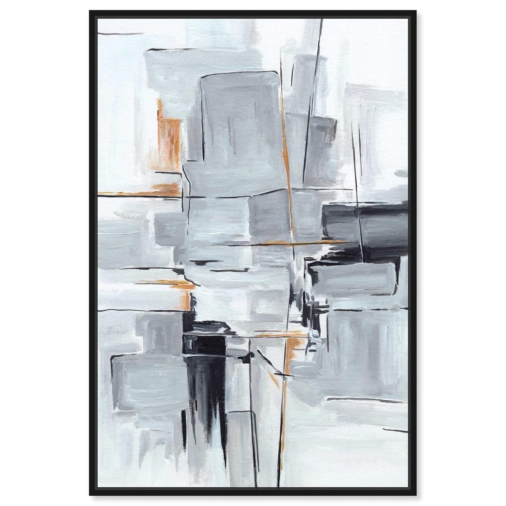 Elegant Grey Shades I Canvas by Art Remedy