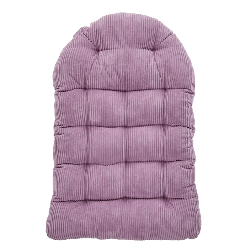 Sorra Home Indoor Soft Corduroy Egg Chair Replacement Cushion (Cushion Only)