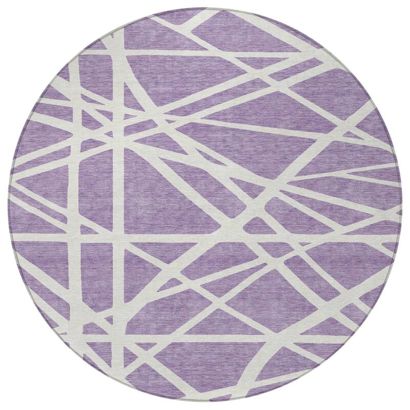 HomeRoots Geometric Transitional Rectangle Outdoor Rug