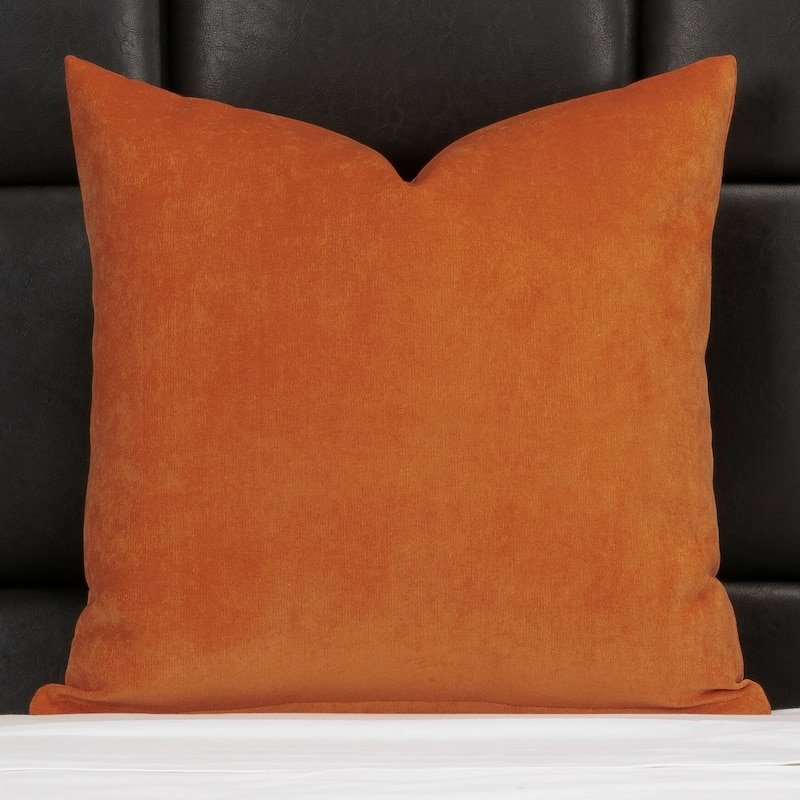Mixology Padma Washable Polyester Throw Pillow - 20 x 20 - Orange
