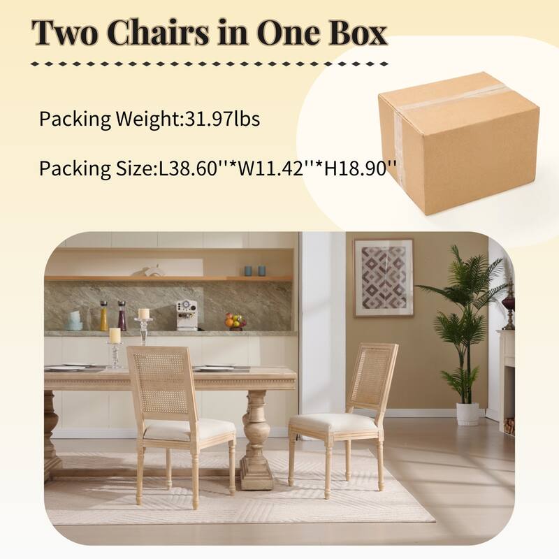 Upholstery Dining Chairs Set of 2