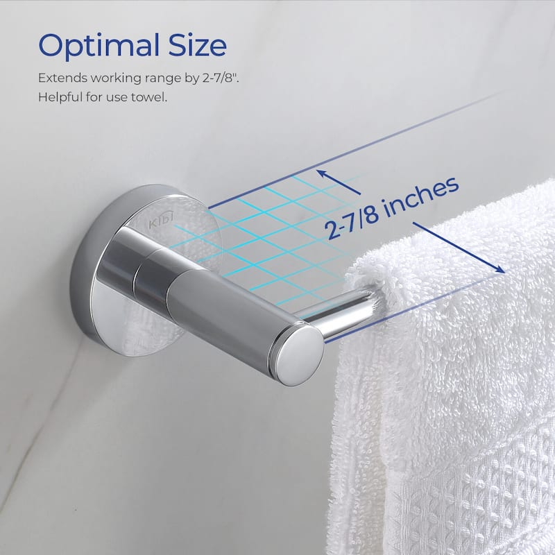 Circular 24 inch Bathroom Towel Bar