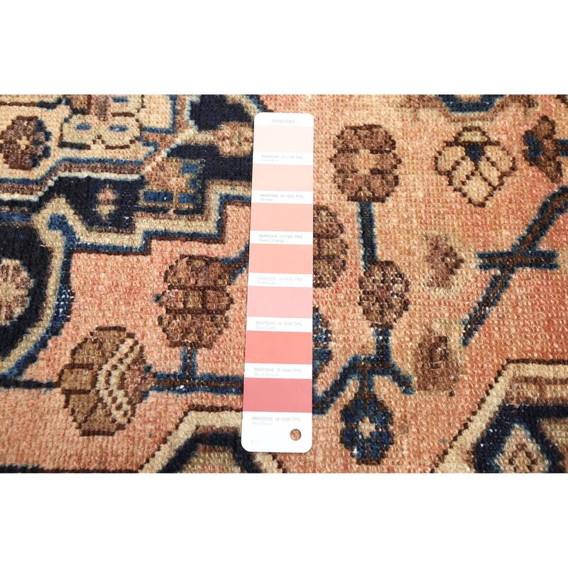 ECARPETGALLERY Hand-knotted Antalya Vintage Light Copper Wool Rug - 3'3 x 9'9