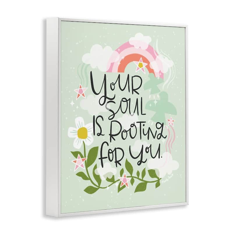 Stupell Your Soul Is Rooting For You Framed Giclee Art Design By Mandy Ford Art + Illustration