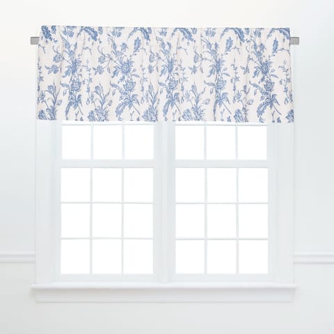 Bleighton Blue Valance Set of 2 - Set of 2