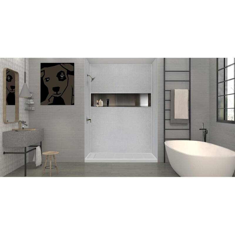 Transolid TRS_FL6034R FL-Series 60" x 34" Rectangular Shower Base with