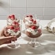 preview thumbnail 4 of 7, Bormioli Rocco Hosteria Glass Dessert Cup with Feet Set of 6 - 8 oz.