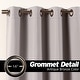 preview thumbnail 13 of 23, Aurora Home Extra Long Grommet Top Thermal Blackout Curtain Single Panel