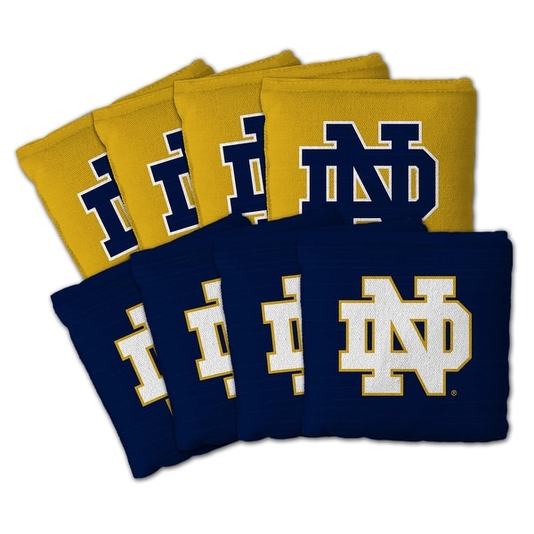 slide 2 of 5, Notre Dame Irish NCAA Dual Sided Pro Stop & Slide Cornhole Bags