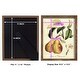 preview thumbnail 62 of 138, Printed Tuscan Fruits IV -Framed Print w/glass-Cherry Red