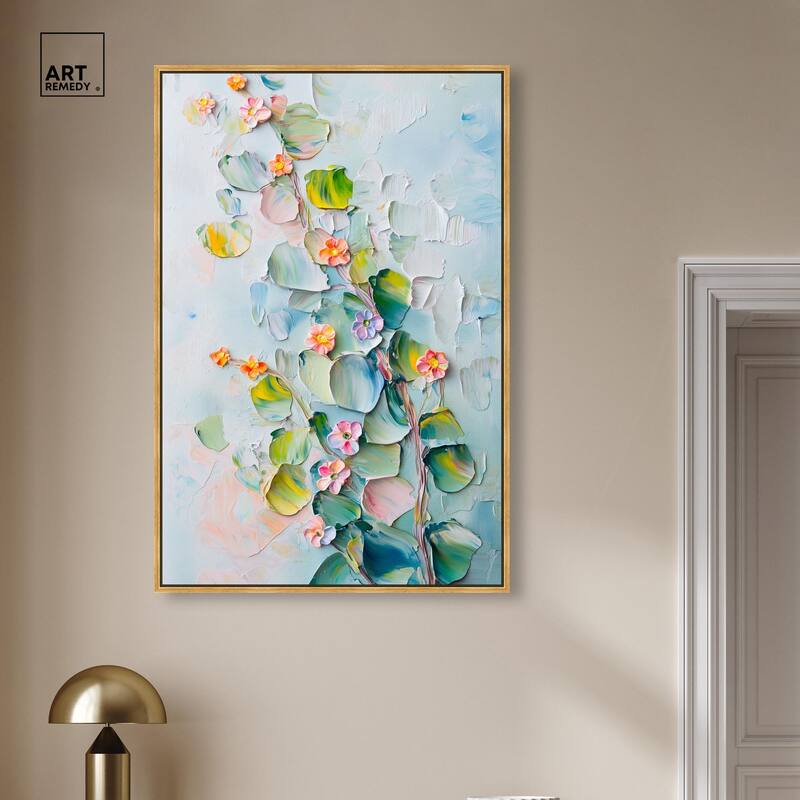 Textured Tendrils I Canvas by Art Remedy