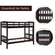 preview thumbnail 5 of 15, Twin Over Twin Wooden Bunk Bed with Ladder